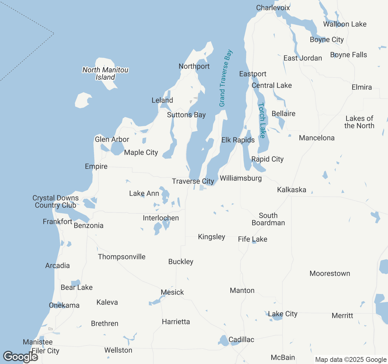 Map of Traverse City
